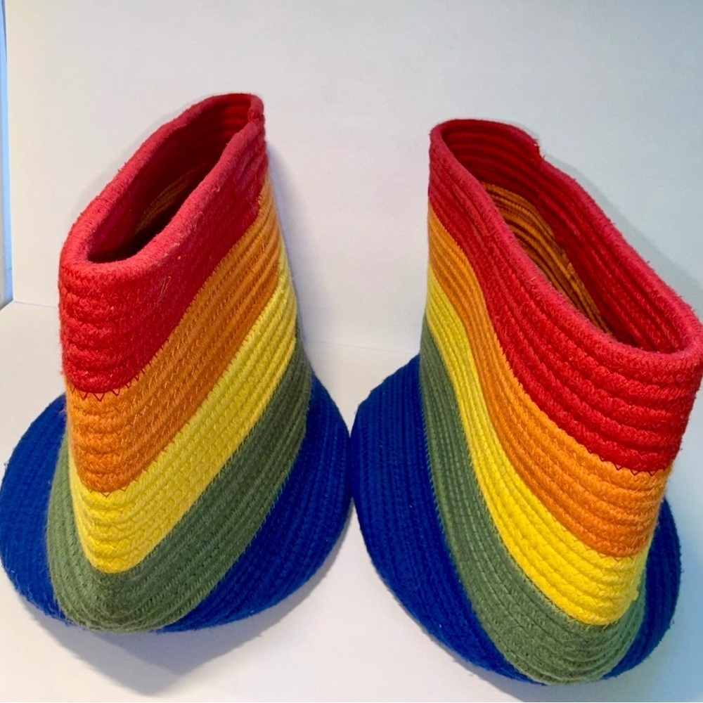 🏳️‍🌈Rainbow Rope Baskets/Handbags Set - Picture 2 of 5